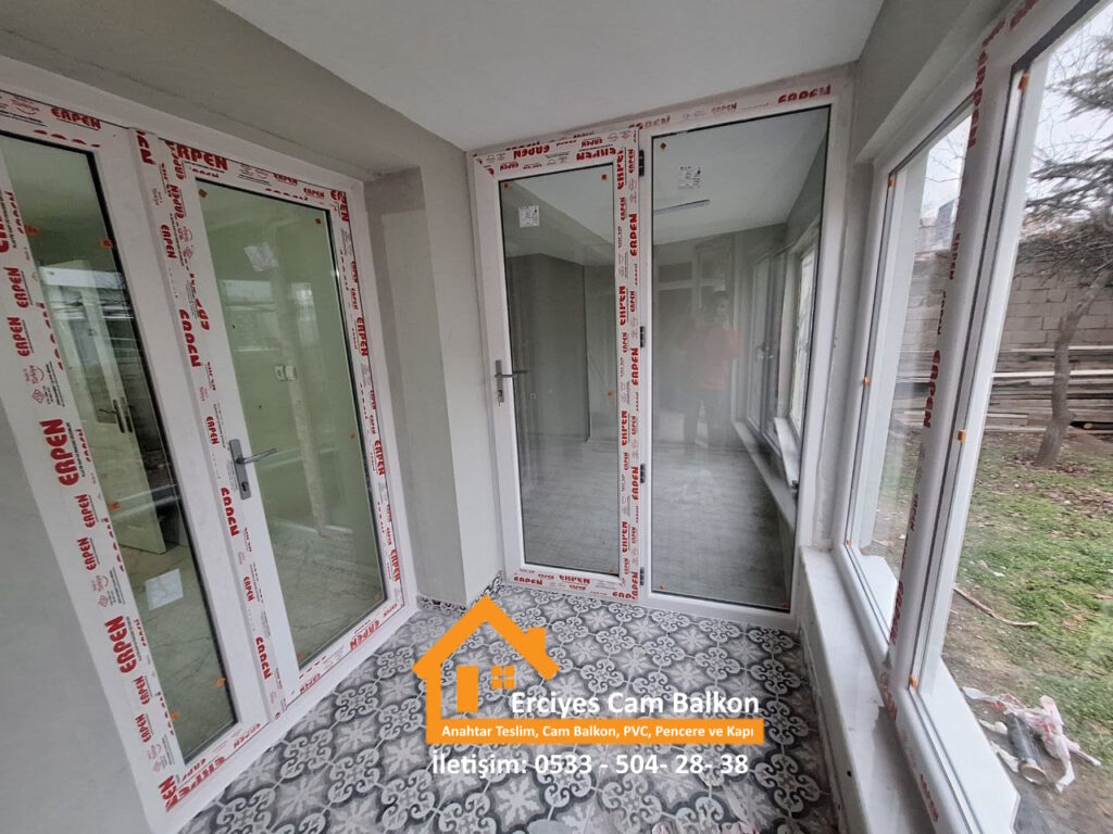 Erpen 82’lik PVC Pencere ve Kapı Çalışmamız