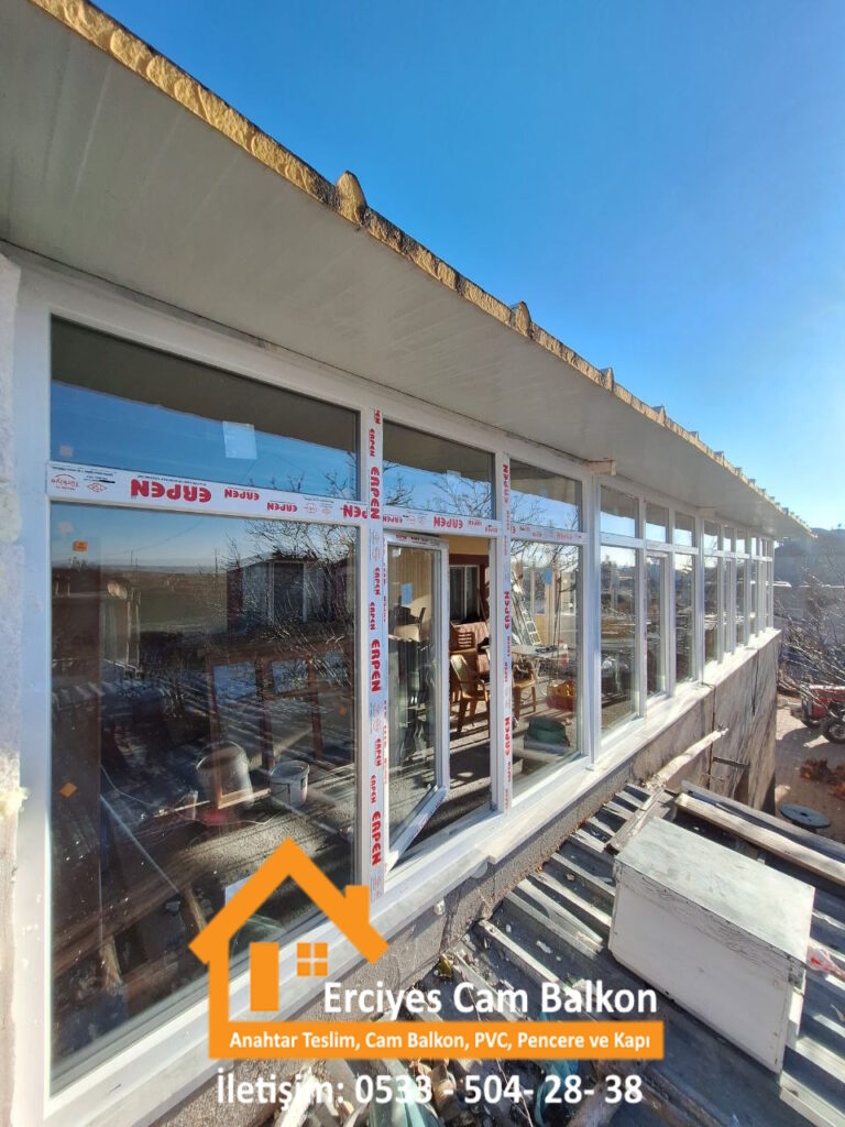 Erpen 82’lik PVC Balkon Kapama Kayseri