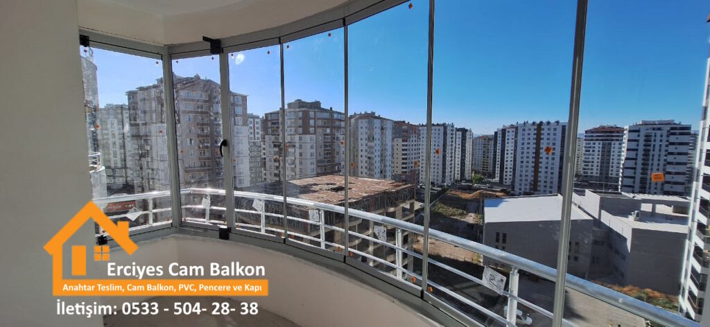 Alüminyum Şeffaf Cam Balkon Kayseri