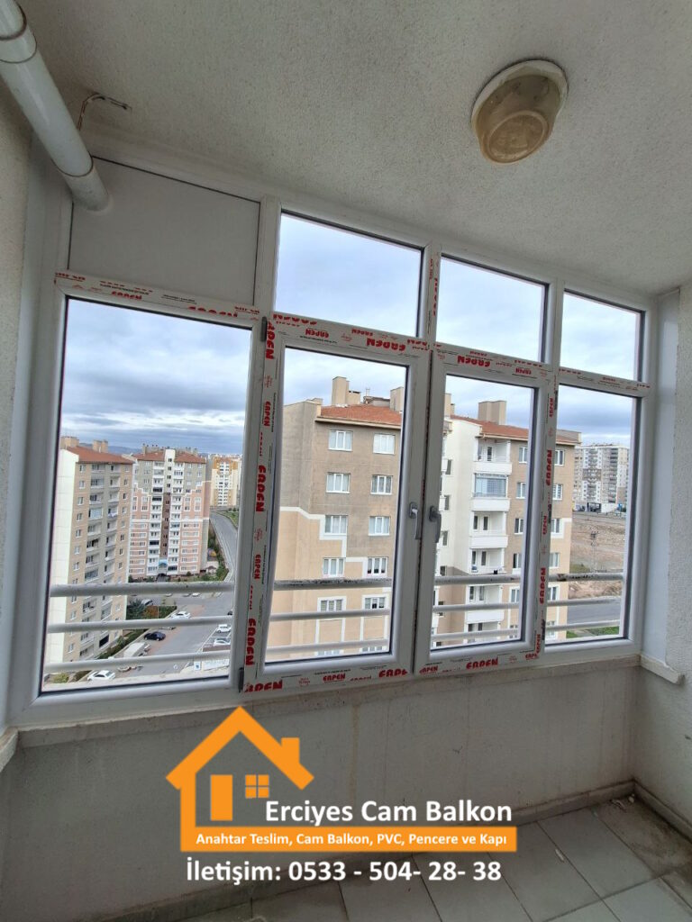 Kayseri Erciyes Cam Balkon Pvc Pencere