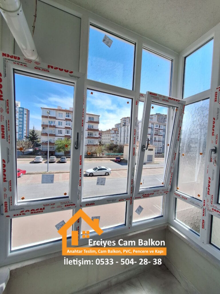 Kayseri Erciyes Cam Balkon Pvc Pencere
